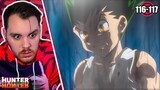 This is really bad... | Hunter x Hunter Episode 116 and 117 REACTION + REVIEW