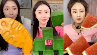 [ASMR] THÁNH ĂN ĐÁ| Ăn Đá lạnh, chocola đông lạnh đa màu sắc| Ice Eating MUKBANG SATİSFYİNG#198