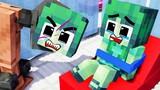 Monster School: Good Ugly Zombie Girl and Bad Pretty Wolf Girl - Sad Story | Minecraft Animation