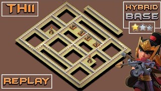 NEW TH11 WAR BASE + REPLAY PROOF | ANTI ZAP WITCHES / HYBRID / ZAP DRAGS + LINK | CLASH OF CLANS