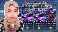 Cewe Pake Martis Jungler Di Partyan Rank Glory! Gimana Jadinya ya? | MLBB Gameplay