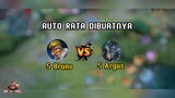 5 Bruno Vs 5 Argus AUTO RATA DI BUATNYA!!!