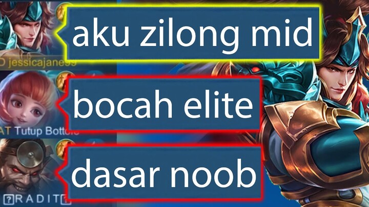 Prank Pick Zilong Awalnya Diremehkan, Akhirnya Dibilang Jago - Mobile Legends