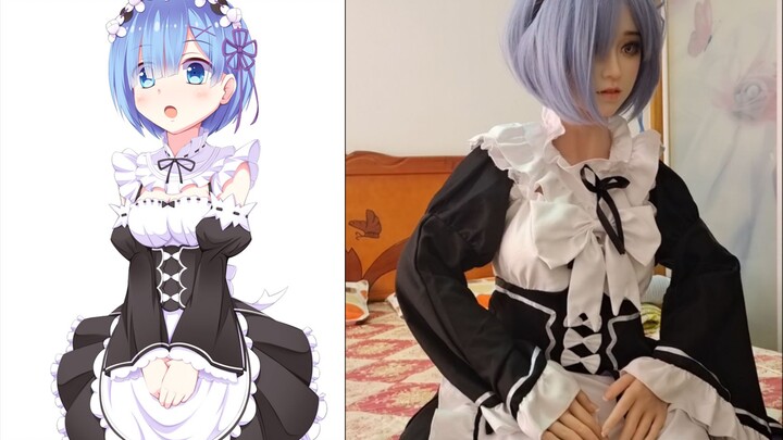 I bought an oversized Rem figure! ! !