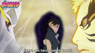 Gilaaa.!! Duel Kematian Naruto B4ryon Mode Vs Isshiki, Kawaki Muncul& Bersiap tertanam Segel Karma