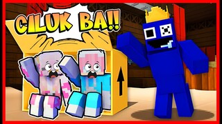 ATUN & MOMON BERMAIN HIDE AND SEEK BERSAMA RAINBOW FRIEND di Minecraft !! Feat @sapipurba