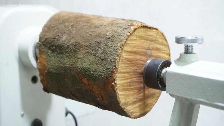 【Life】Making a weird cup with a wood lathe