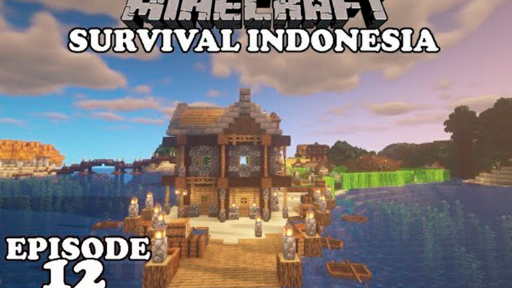 Membuat Tempat Mancing!!! (Open QnA) - MINECRAFT SURVIVAL INDONESIA (12)