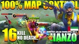 Unstoppable Monster! That 100% Map Controlled | Former Top 1 Global Hanzo Gameplay By ῆῆჯჯ ~ MLBB