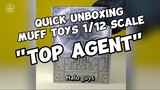 Unboxing Action Figure Muff Toys 1/12 Top Agent 007