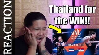 Thailand vs Serbia  FIVB Volleyball Nations League  Women REACTION || Jethology