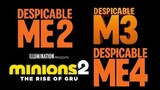 UPDATED Evolution of DESPICABLE ME/MINIONS movie trailers (2010-2024)