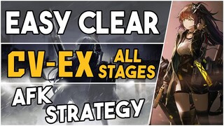 All CV-EX Stages + Challenge Mode | AFK Easy Strategy |【Arknights】