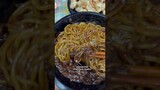 Korean food delivery is amazing - ordering black bean noodles! 🔥