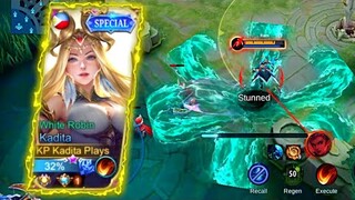 KADITA TOTALLY DESTROYED EUDORA IN RANK GAME!🔥 | KADITA BEST BUILD 2022 | TOP GLOBAL KADITA GAMEPLAY