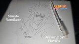 Drawing easy Minato Namikaze by FloviEx
