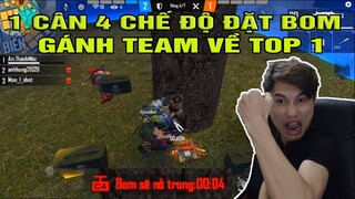 [Garena Free Fire] Ghép Ngẫu Nhiên Chế Độ Đặt Bom Team Gà - Mốc Tay To Cân 4 |Thành Mốc