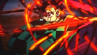 [AMV]Fighting scenes of Tanjiro Kamado with Daki in <Demon Slayer>