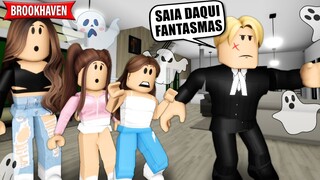 CHAMAMOS O PADRE PRA RESOLVER O MISTÉRIO DA CASA ASSOMBRADA | Historinhas Brookhaven RP | Roblox