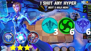 BEST 1 SHOT HYPER KILLER MAGIC CHESS | SLAUGHTER EUDORA HYPER | MLBB MAGIC CHESS BEST SYNERGY