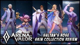 5 𝐍𝐄𝐖 𝐒𝐊𝐈𝐍𝐒 | ROSE COLLECTION | Ryoma, Riktor & Tulen | Arena of Valor | YikeZGG