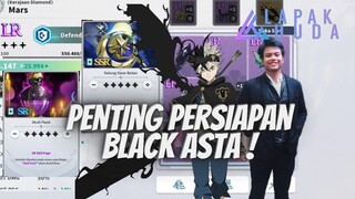 PENTING PERSIAPAN BLACK ASTA 🍀BLACK CLOVER MOBILE