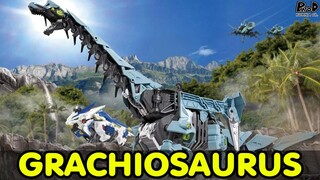 รีวิว GRACHIOSAURUS จาก ซอยด์ หุ่นรบไดโนเสาร์ [KOMNA CHANNEL]