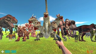 Pistol Gun VS All Units. Animal Revolt Battle Simulator