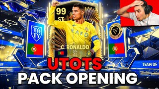 Mon 1er UTOTS 99 sur FC MOBILE !!! PACK OPENING 300K GEMMES