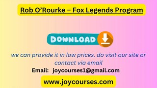 Rob O’Rourke – Fox Legends Program