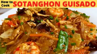 SOTANGHON GUISADO | Pinoy Style Stir Fried Glass Noodle | Filipino Recipe | Pancit Sotanghon Guisado