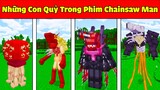 JAYGRAY SÁNG TẠO THÀNH CÔNG NHỮNG CON QUỶ CỦA PHIM CHAINSAW MAN TRONG MINECRAFT*ANIME THỢ SĂN QUỶ