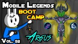 ARGUS REVAMPED - TIPS, ITEMS, SPELL, EMBLEMS, AND GUIDE - MGL MLBB BOOT CAMP VOLUME 92