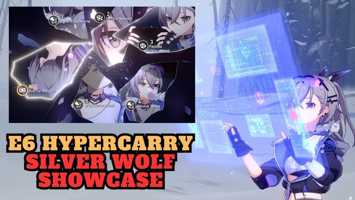 Honkai: Star Rail | Eidolon 6 HyperCarry Silver Wolf Showcase