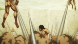 Eren usa sus nuevos poderes VS Reiner y Porco | Shingeki no Kyojin Final Season Part 2 HD