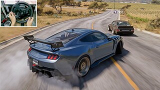 900Hp Ford Mustang GT 2024 - Forza Horizon 5 | Thrustmaster T300RS gameplay