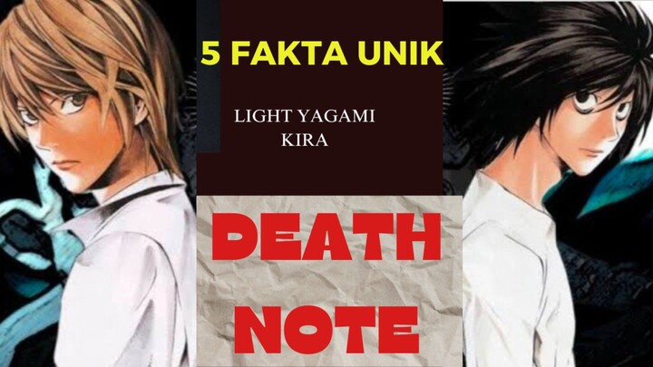 5 Fakta Unik DEATH NOTE