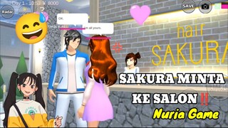 SAKURA NGOTOT MINTA PERGI KE SALON‼️😄 MAMORU YANG PUSING 😂