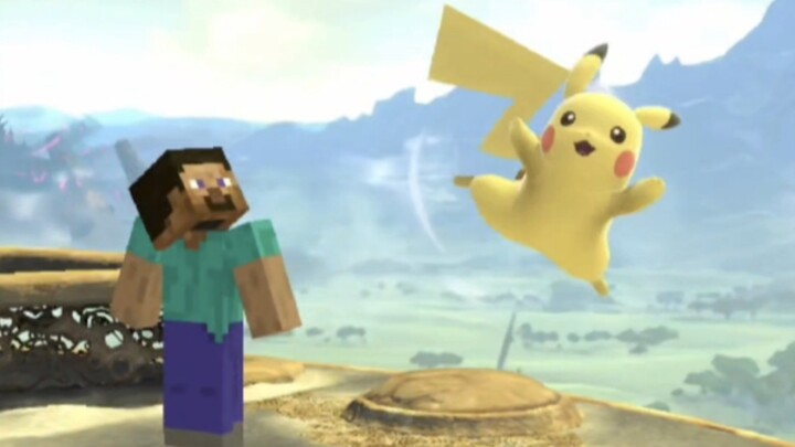ตอนสุดน่ารัก｜Steve vs. Pikachu [Super Smash Bros.]