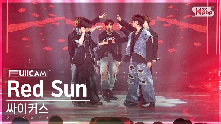 [안방1열 풀캠4K] 싸이커스 'Red Sun' (xikers FullCam)│@SBS Inkigayo 240407