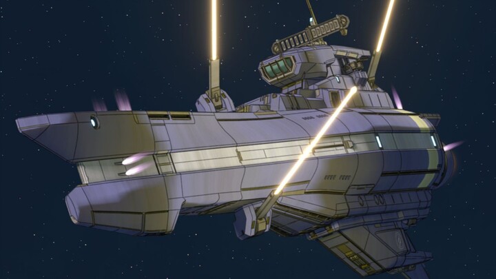 "Space Battleship Yamato 2520" fan work, space battleship Kongo type, space fleet drill!