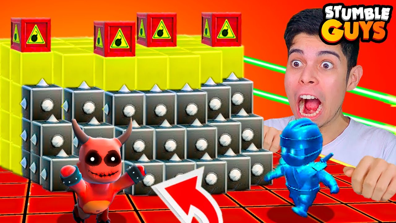 JOGANDO BLOCK DASH AO VIVO - STUMBLE GUYS AO VIVO - VEM JOGAR