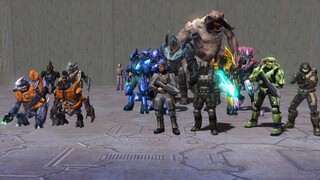 Halo 1 and Halo Reach Characters Comparison