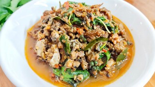 คั่วกบนา ( สูตรผัดเครื่องหอมๆ ) เมนูพื้นบ้าน สไตล์ | ครัวบ้านๆ Channel