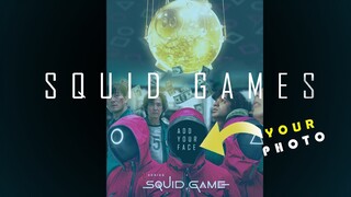 Squid game poster II easy tutorial II PHOTOSHOP