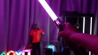 89 lightsaber ep7 worth 2200 RMB Unboxing & Trial of Luke's Broken Hand Sword