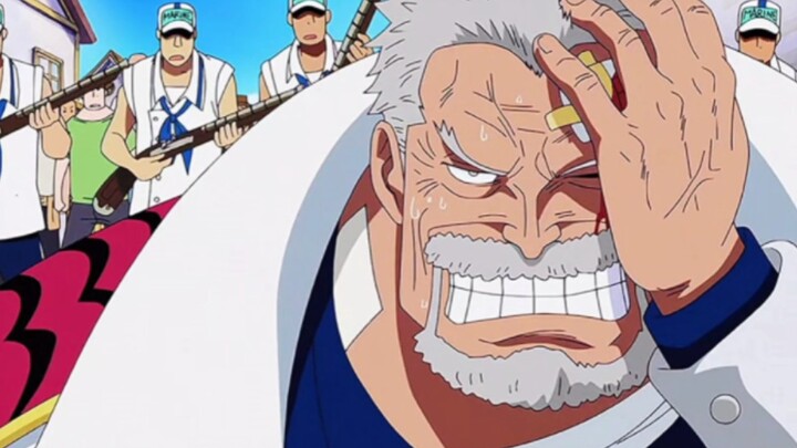 Garp has been overwhelmed by the justice behind him!