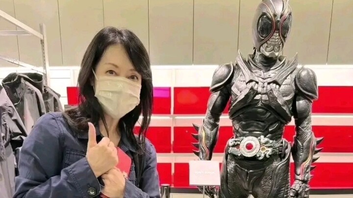 Kamen Rider Black "Katsumi Kida" datang ke pameran fisik kotak kulit Black Sun setelah 35 tahun