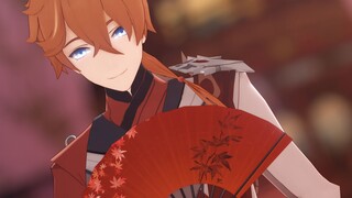 某璃月侠客送上除夕祝福『骁』星逐海长发达达利亚