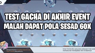 NGETEST GACHA ASPIRANT DI AKHIR EVENT MALAH DAPAT POLA SESAD 60X - MOBILE LEGENDS